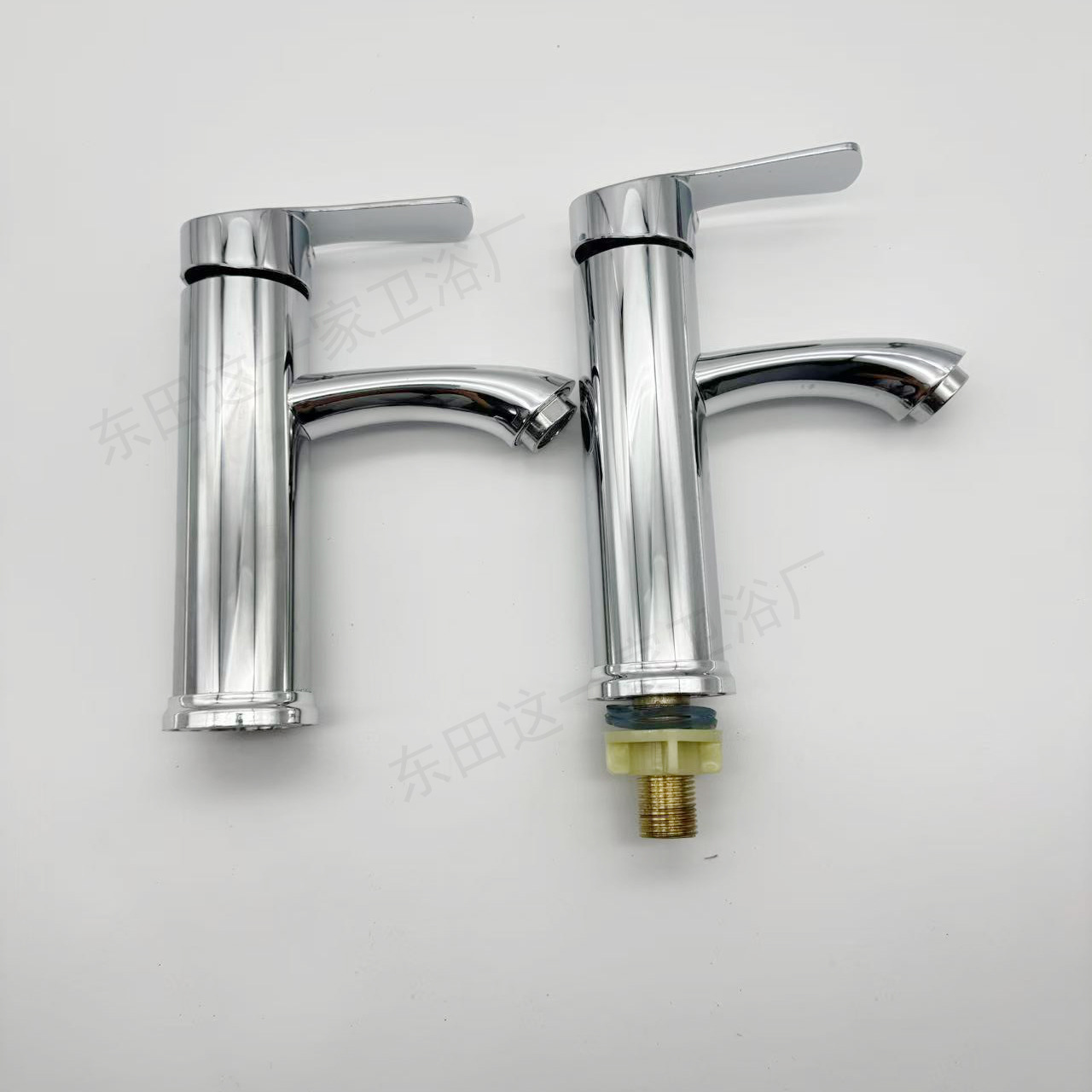 Manufacturer wholesale washbasins, cold and hot single-hole faucets, bathroom washbasins, cold and hot faucets, switch single cold household Specification drawing