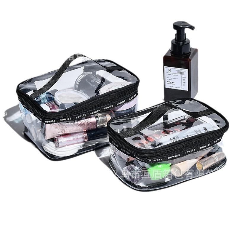 Amazon's best-selling 3D makeup bag, large-capacity travel toiletry bag, portable cosmetic organization, waterproof storage bag Item Picture