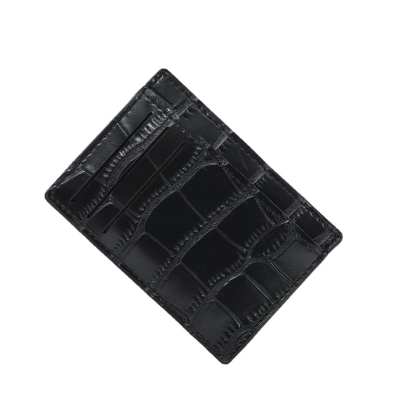 The new card bag and coin purse has multiple slots. It is fashionable, simple and fresh for student girls, with a stone-patterned wholesale company logo Item Picture