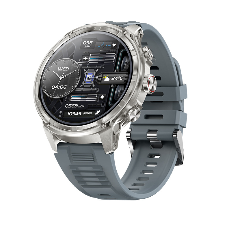 V99 smartwatch Bluetooth call flash 1.85-inch heart rate blood oxygen multi-sports waterproof smartwatch Specification drawing