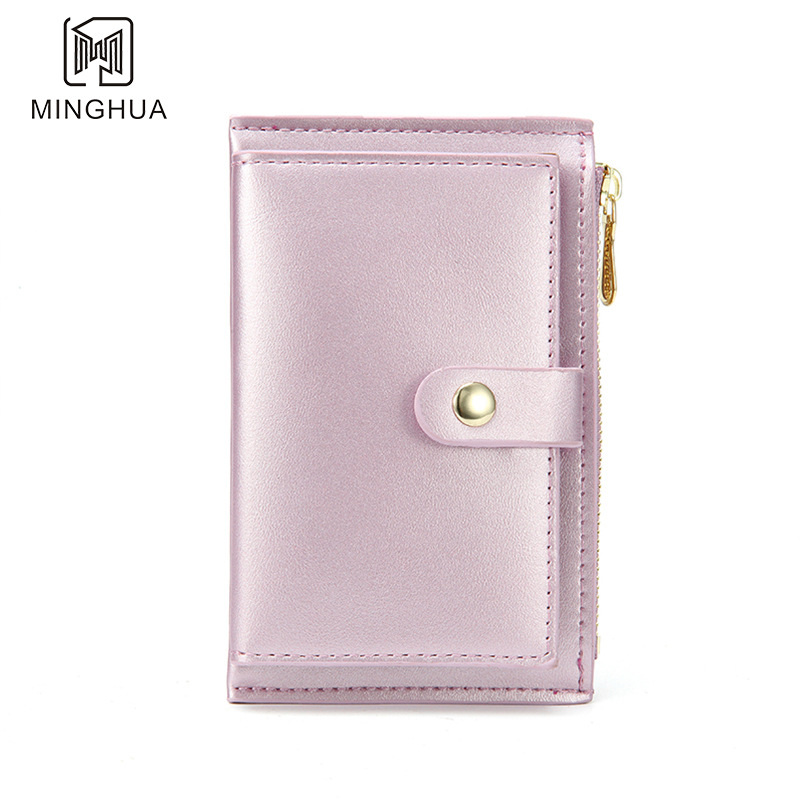 New color-blocking short wallet, a fashionable short wallet for women, a multi-slot card case for students, a small coin purse, and a folding wallet Item Picture