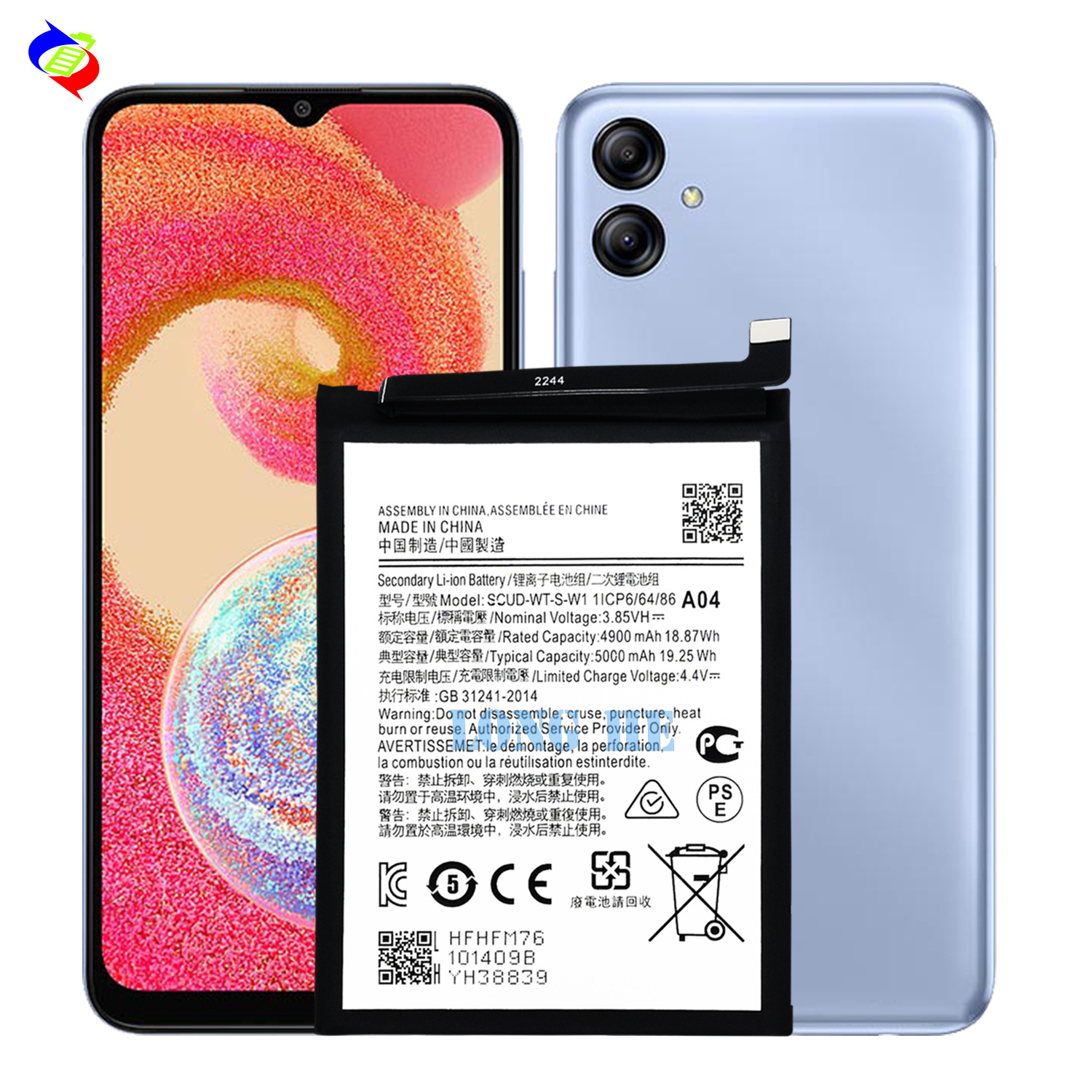 Suitable for factory wholesale and foreign trade of built-in batteries for Samsung A04e/SM-A042F SCUD-WT-S-W1 mobile phones Application Scenario