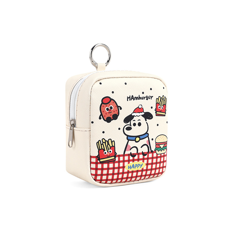 Cartoon KT sanitary napkins, sanitary napkins storage package, postpartum care small bag, compact and portable, cute student and girl cosmetics bag Item Picture
