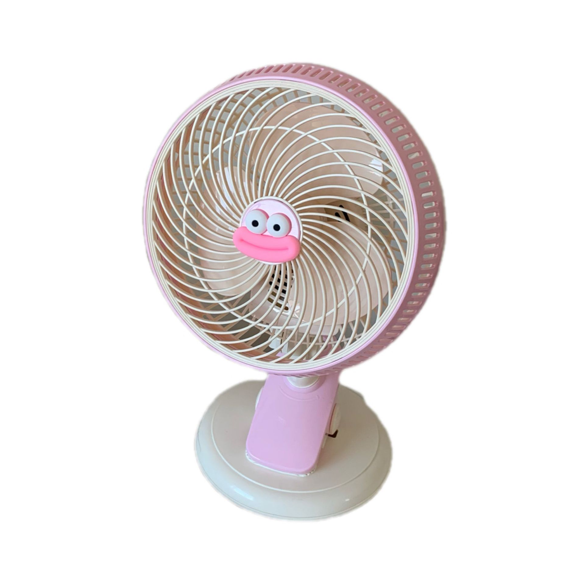 A silent clip-on small bedside fan, 2025 new model for female student dormitories, bedside office desktop oscillating electric fan Item Picture