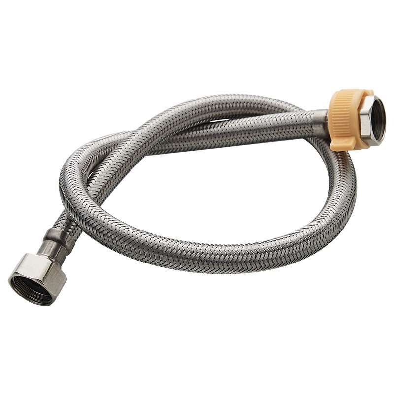 4 points 304 washbasin toilet faucet water inlet pipe steel wire braided metal hose copper core can be made to specified length Item Picture