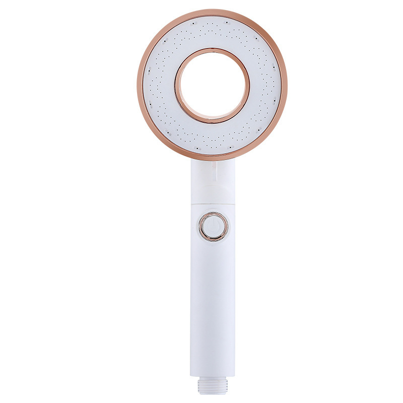 Three-speed multi-functional high-water spray pressurized shower, hand-held showerhead, matte black showerhead set Item Picture