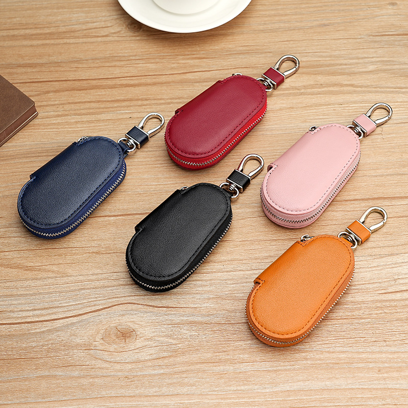 New fashionable business travel car key case, universal model, men's and women's storage key case, mini key case full figure