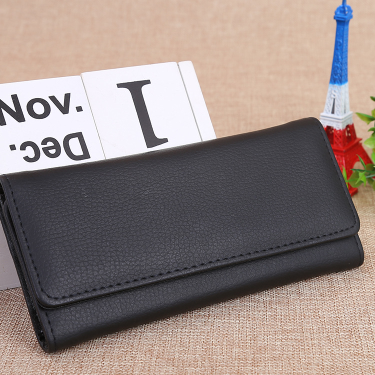 New magnetic buckle 30% off bag, long coin purse, women's hand-held bag, card case and mobile phone case can be customized details Picture