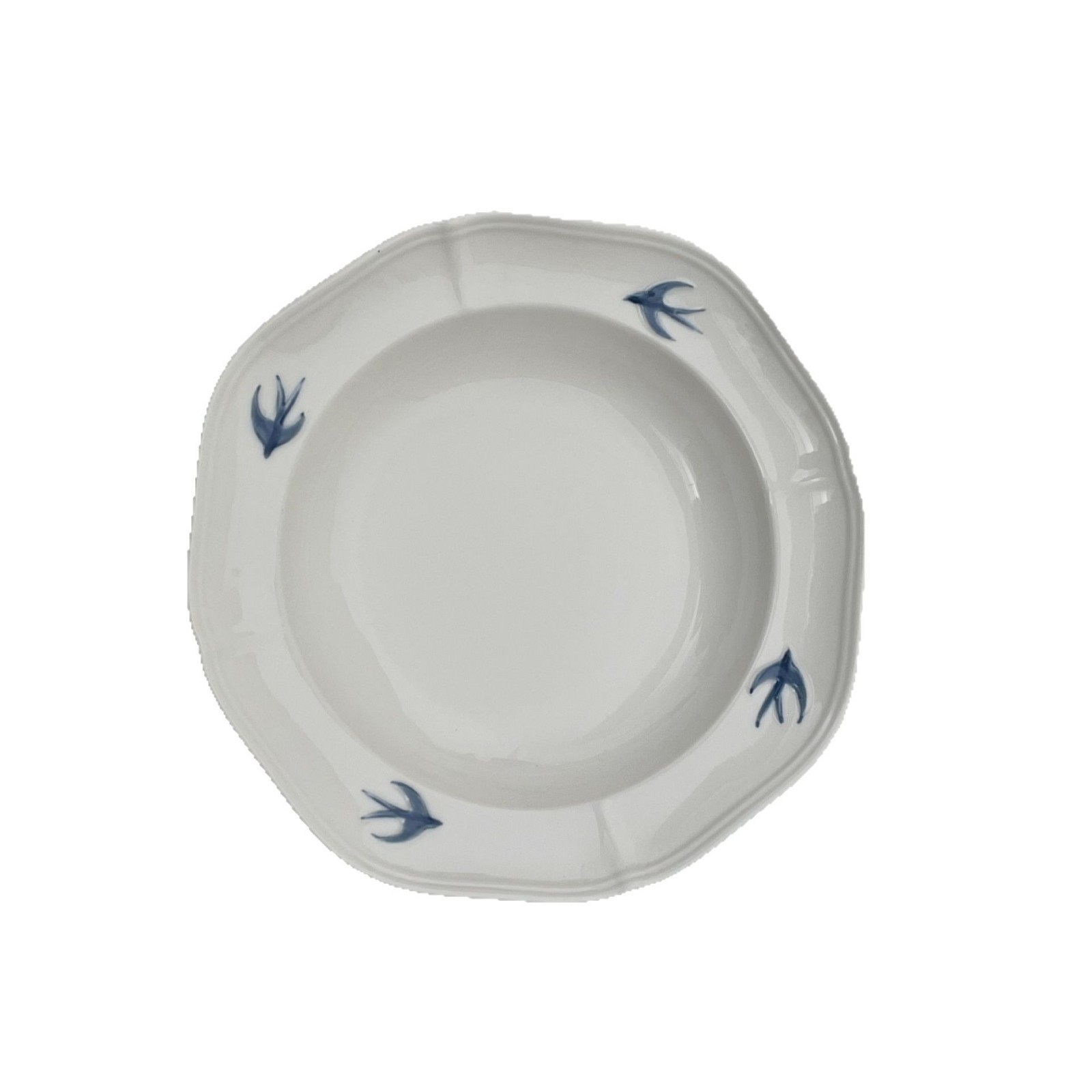 Japanese-style hand-painted swallow plate, the same style as the blogger's Instagram embossed retro home ceramic photo pose dessert cake plate Item Picture
