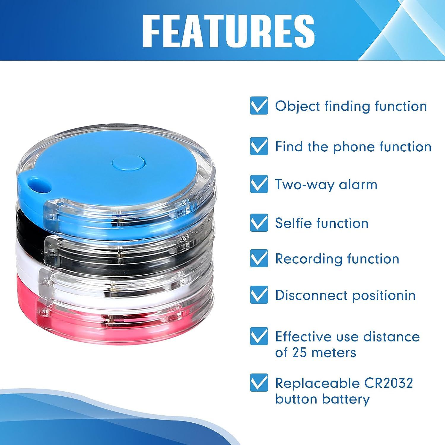 Cross-border circular Bluetooth anti-loss device, mobile phone key, two-way lost and found alarm, Bluetooth tracker Application Scenario