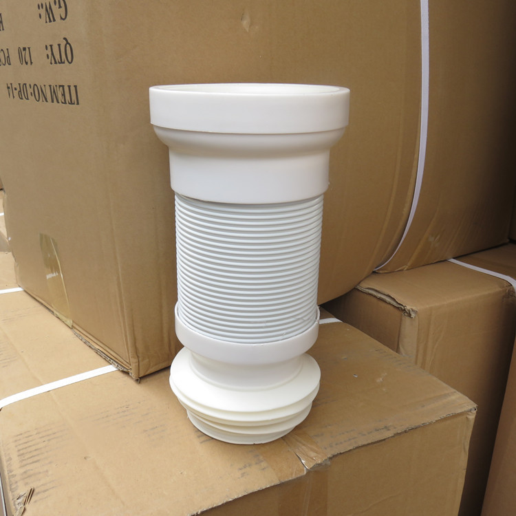 Wall-mounted toilet sewage pipe, rear toilet connection pipe, hanging toilet accessory, toilet hose, extendable drainage pipe Specification drawing
