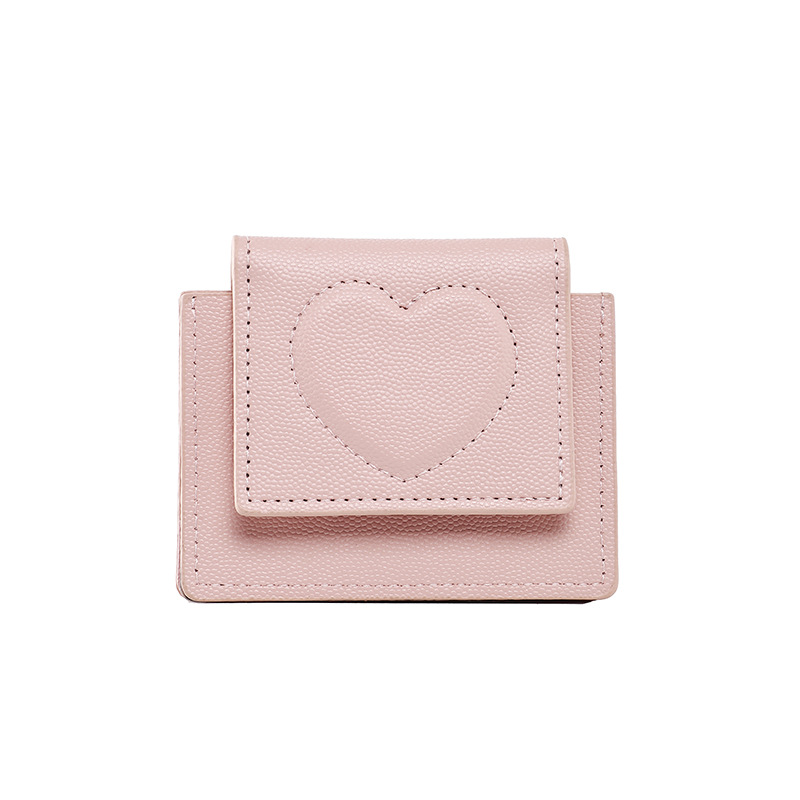 Love Wallet Macaron color versatile card set, lady's wallet, InS-style Korean version short coin wallet Item Picture