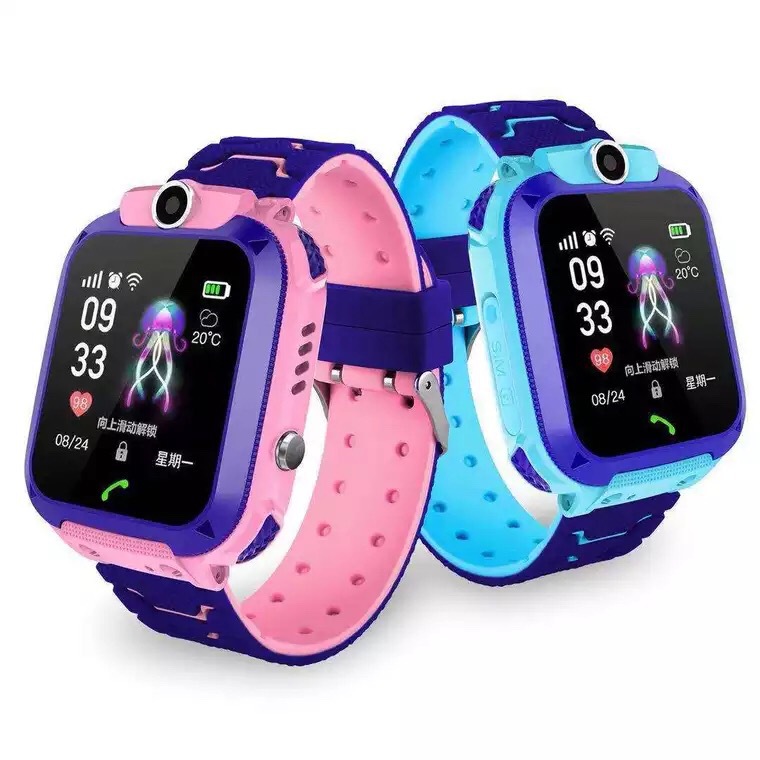 Cross-border foreign trade Q12/Q19 Children's Smart Positioning Smartwatch X01 with card insertion and call function 4G watch details Picture