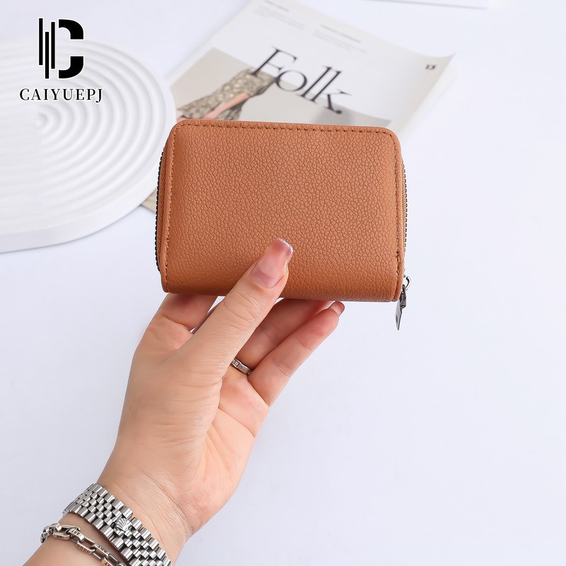 Korean mini fashionable wallet, loose change bag, access control card case, large-capacity short women's key case, card case, coin case full figure