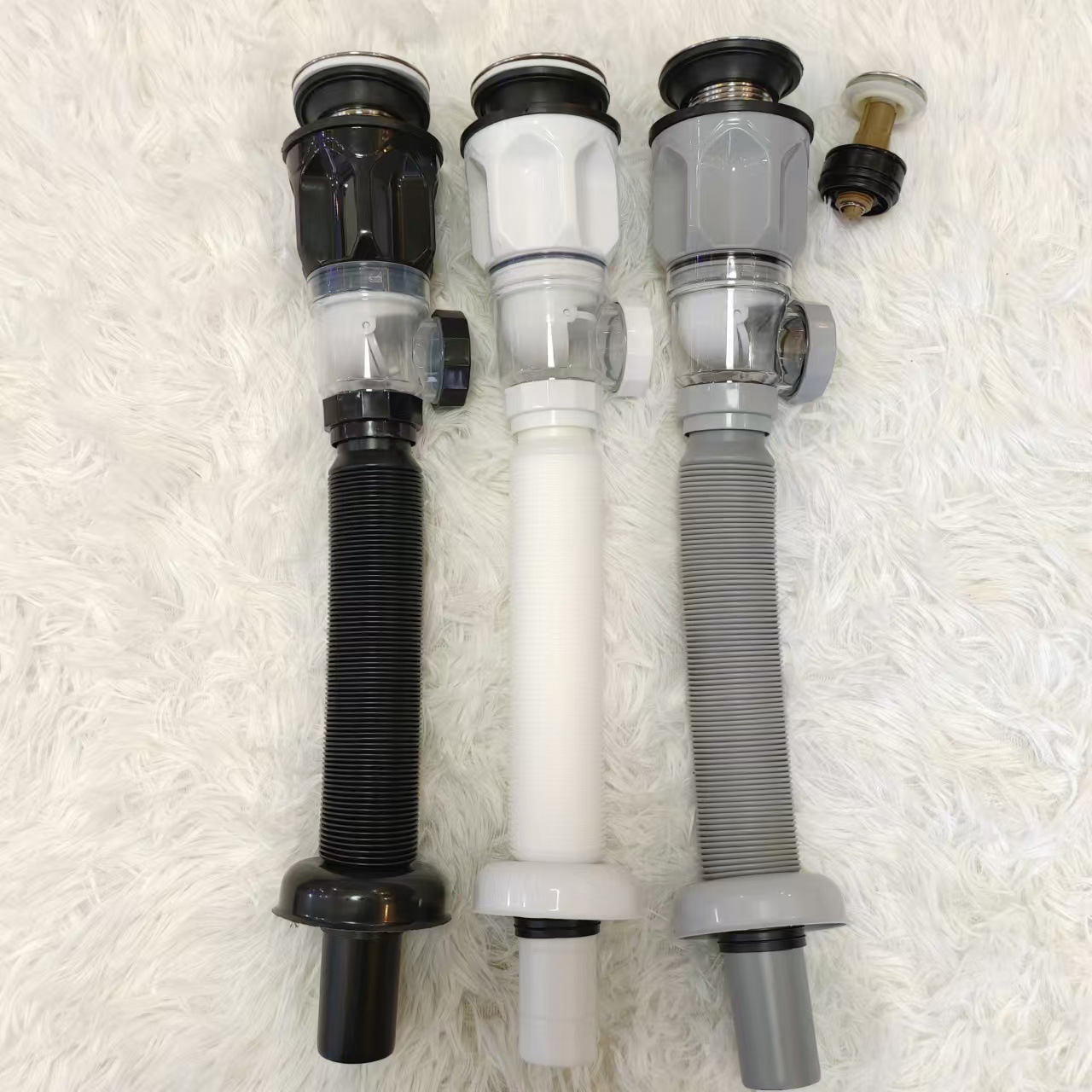 Universal water-seal anti-odor drain, washbasin drain, no glue application, urinal drain, telescopic pipe, washbasin anti-odor full figure