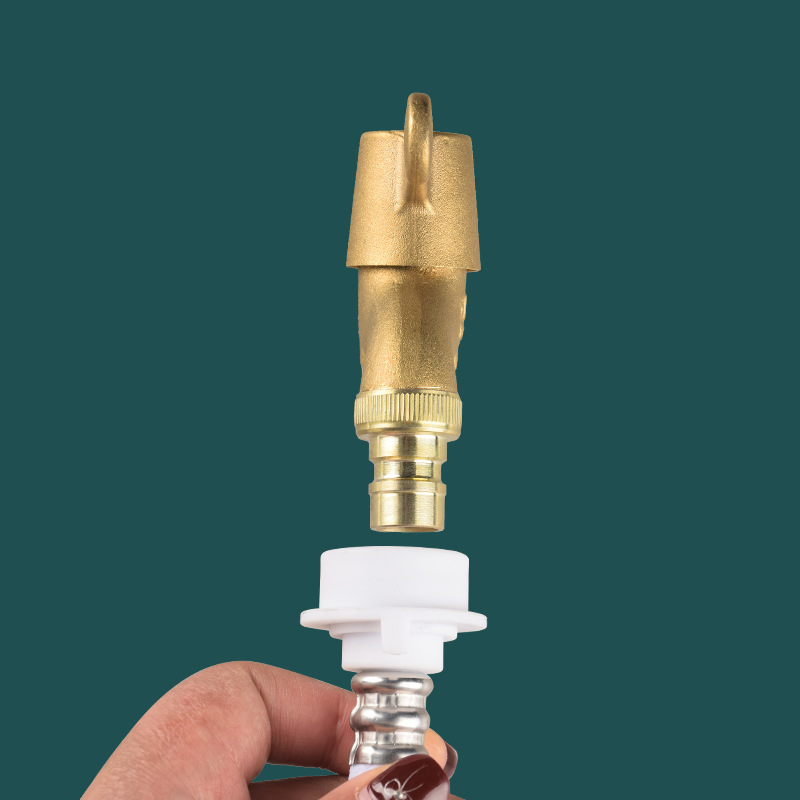 Fully automatic washing machine water inlet pipe extended hose extension pipe, universal faucet joint, floor heating drainage pipe joint Application Scenario