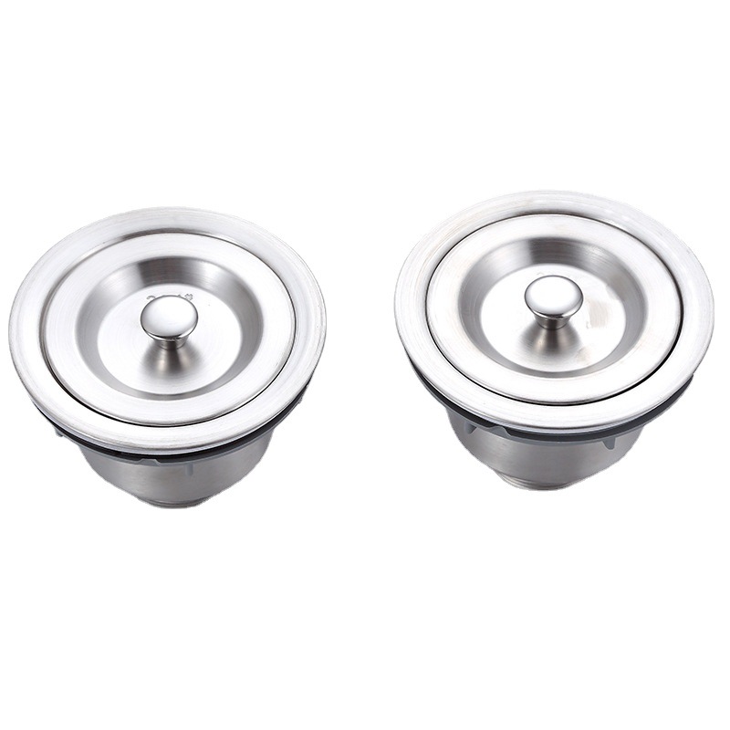 Kitchen sink, double-slot drain, sink, drain pipe, S-bend plastic joint drain Item Picture