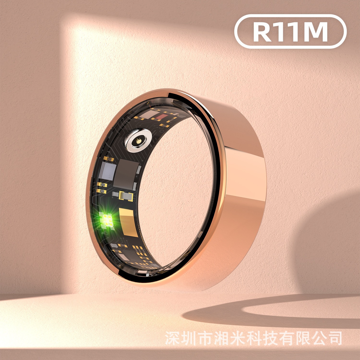 The R11 SmartRing for monitoring heart rate, blood oxygen, blood pressure, sleep and exercise on cross-border Amazon has become a bestseller details Picture