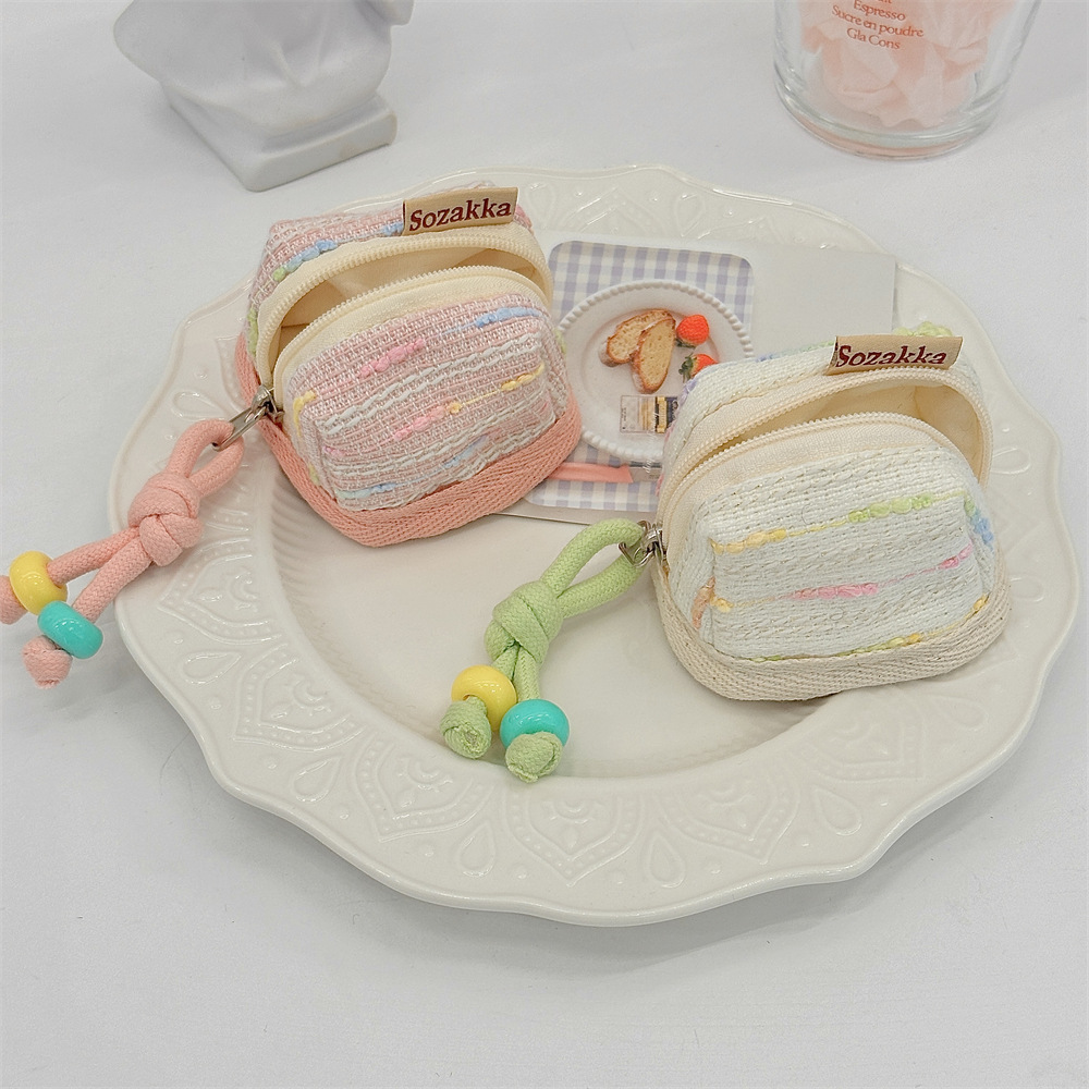 410312 Xiaoxiangfeng is cute and portable, suitable for storing soft fabric cases of Apple wireless Bluetooth headphones details Picture
