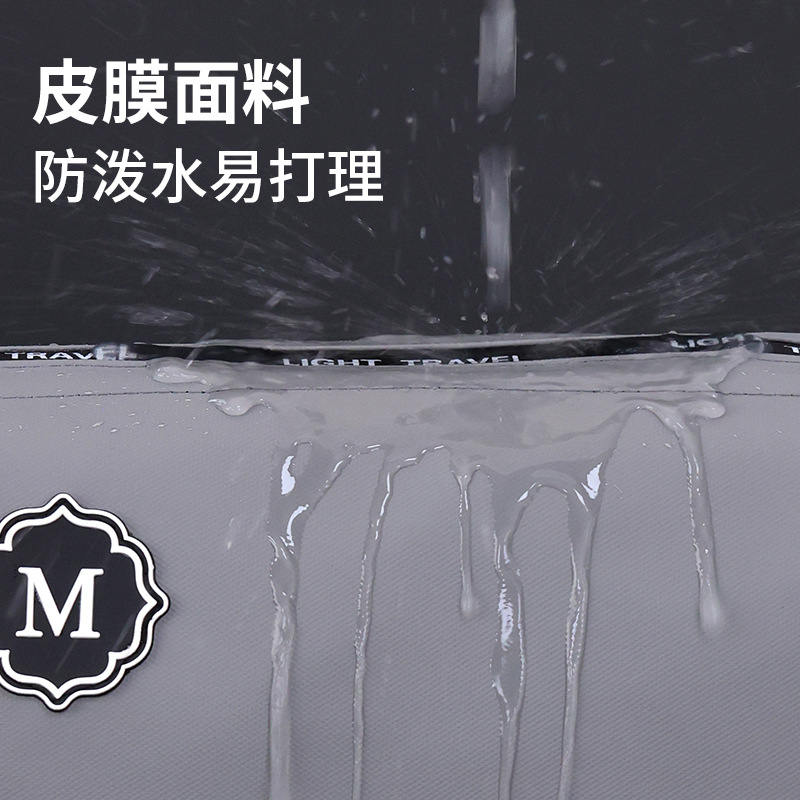 New dry-wet separation leather film toiletries bag, men's business trip toiletries storage bag, high-end makeup bag Application Scenario