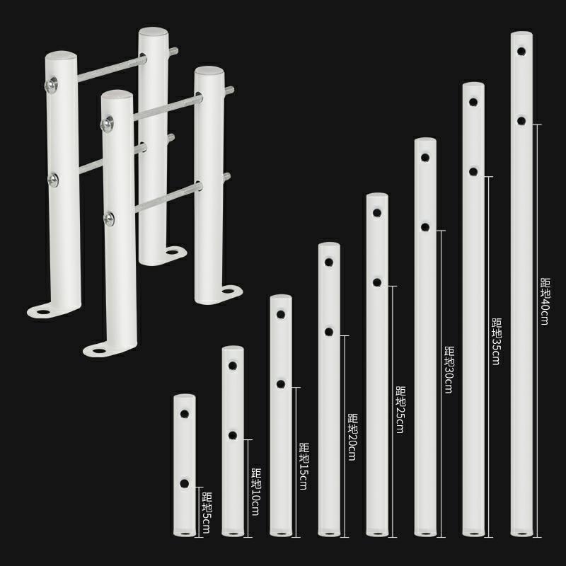 Cross-border radiator, home ground bracket, floor support leg, bracket, fixed base, copper radiator Specification drawing