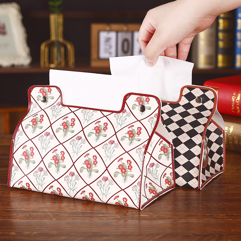 Nordic creative, personalized, retro car tissue box, fashionable and high-end home desktop coffee table storage box, tissue box full figure