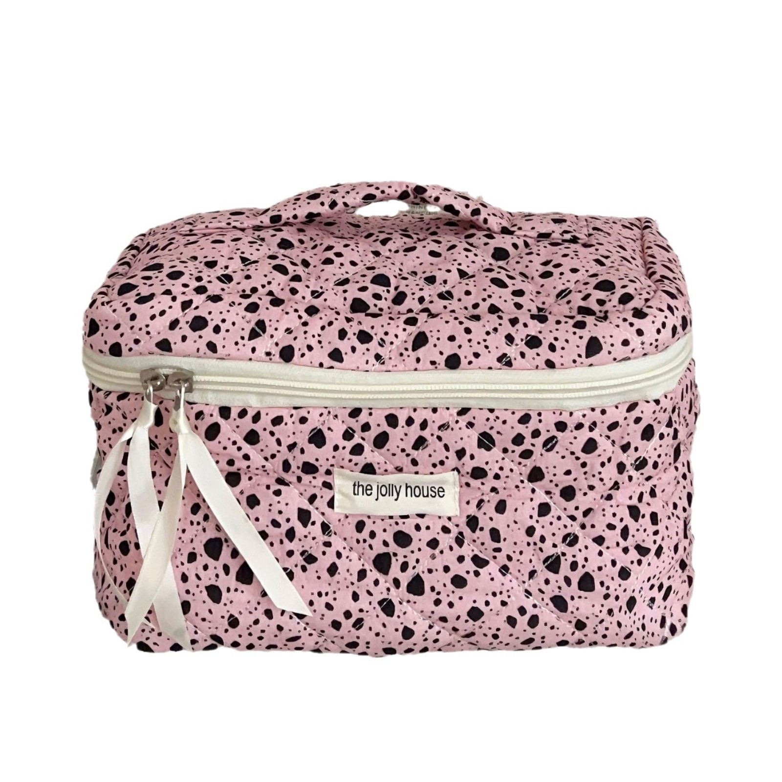 ins niche ink-wash makeup bag for women's new portable large-capacity storage bag for business trips and travel skin care and cosmetics Item Picture
