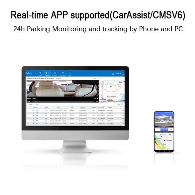 360-degree quad-camera 4G Android10.36 "car dashboard GPS navigation high-definition 720p hard disk Item Picture