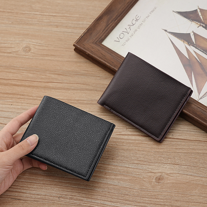 The new best-selling wallet man men's wallet is a casual 20% discount short horizontal style men's wallet Application Scenario