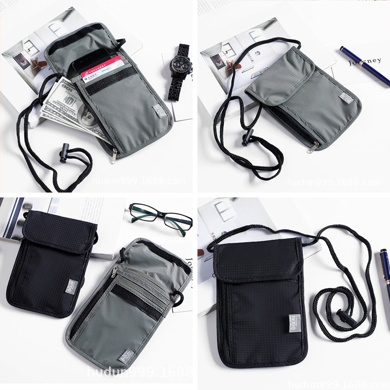 Anti-rfid passport bag, document bag, key, mobile phone bag, ccd storage, neck bag, chest bag, portable small bag, portable Application Scenario