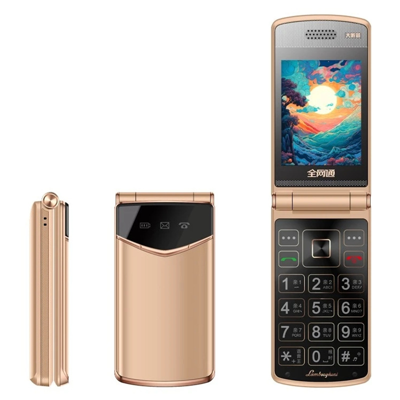 Factory direct sales of flip phones for the elderly, with an ultra-long standby time of 100 days. Quick dial elderly phones support 4G full network compatibility Item Picture