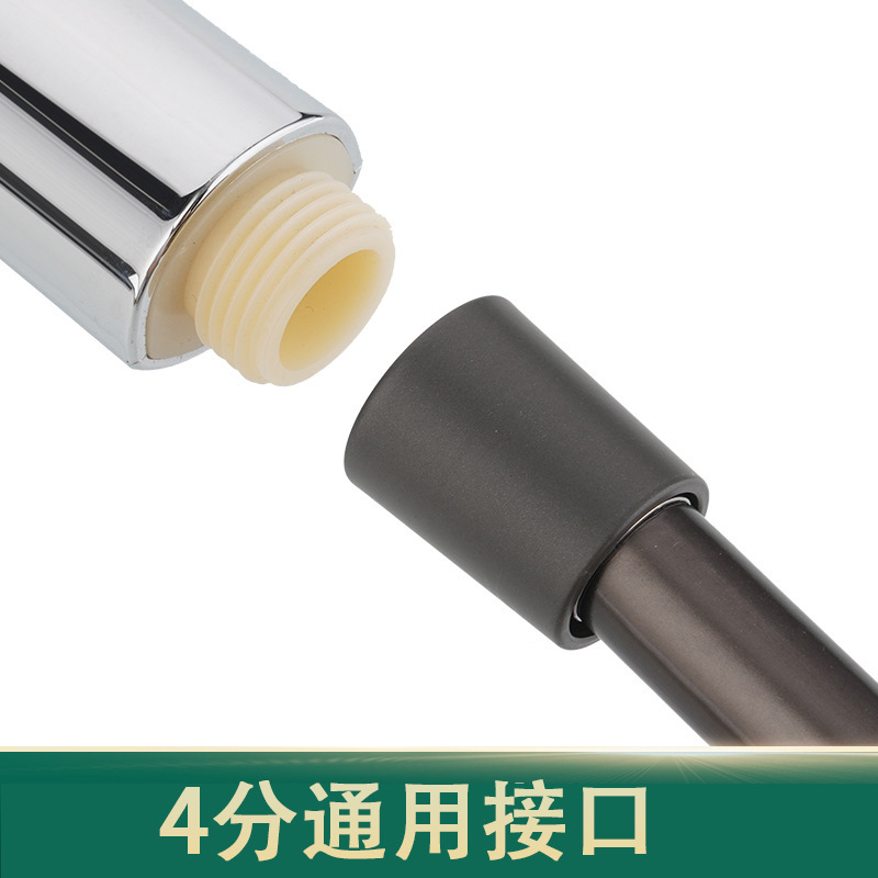 PVC gun grey shower head hose, water heater outlet pipe, bathroom shower pipe connection, showerhead, shower hose Application Scenario