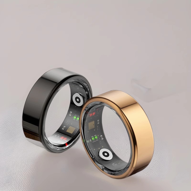 R02P Cross-border bestseller Smart Ring: Heart rate, Blood Pressure, Blood Oxygen, sleep, exercise step Count, waterproof, photo-taking, Bluetooth couple full figure