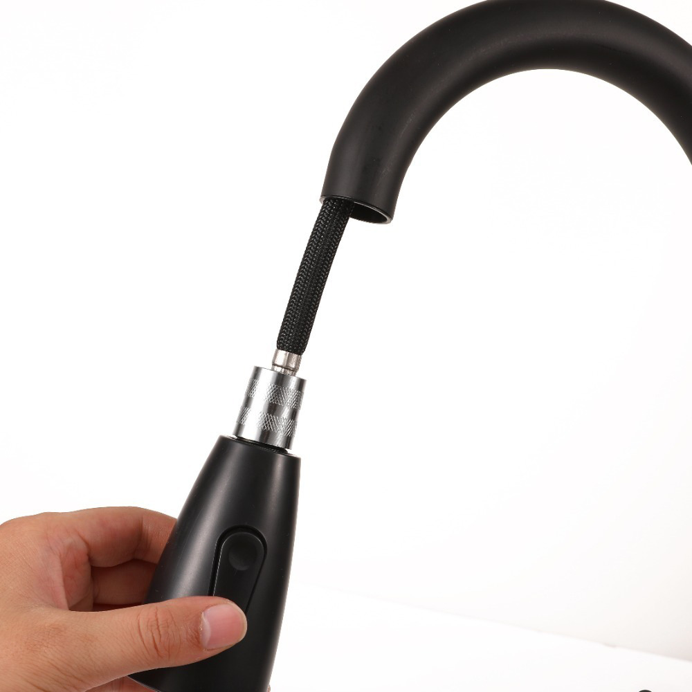 Cross-border stainless steel kitchen faucet export TEMU Amazon pull-out cold and hot sink faucet wholesale Application Scenario