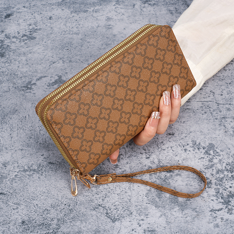 The 2024 new long wallet, clutch, phone bag, coin purse, multi-functional card case, zipper bag and wallet for women Specification drawing