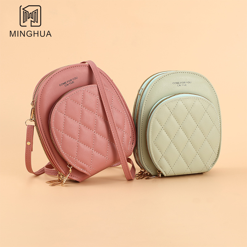New solid color crossbody bag for women, summer fashion and simplicity, multi-position small square bag, cross-border source manufacturer full figure