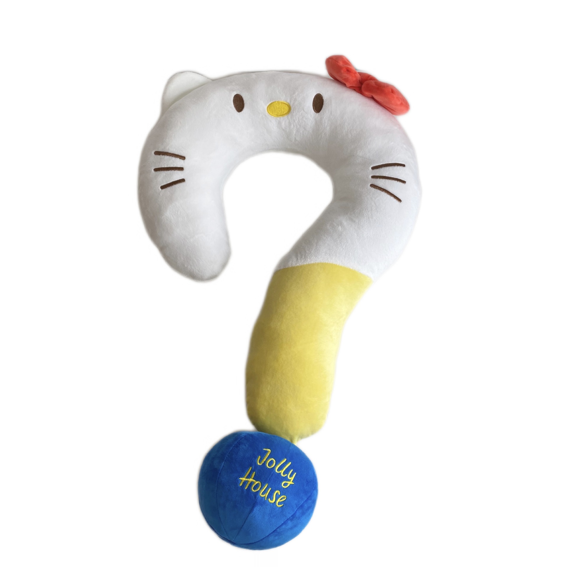 Creative question mark throw pillow, cute cat neck pillow, airplane travel pillow, home sofa plush toy throw pillow, nap pillow Item Picture