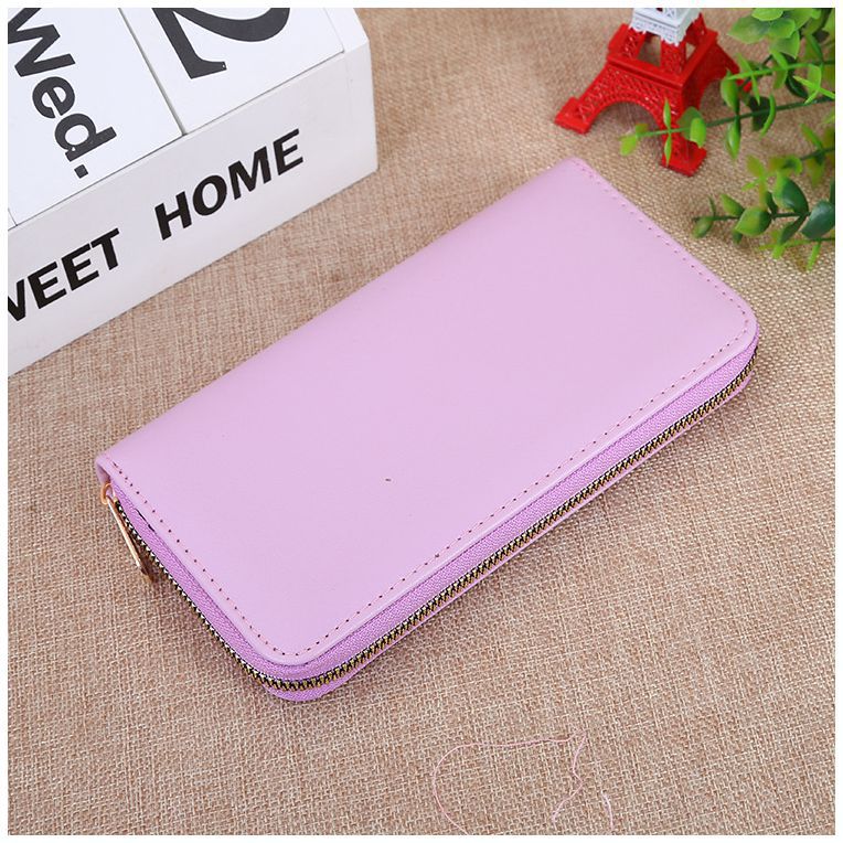 The manufacturer's new type of coin purse, long ladies' clutch, zipper wallet, versatile and elegant small wallet, in stock for wholesale Item Picture