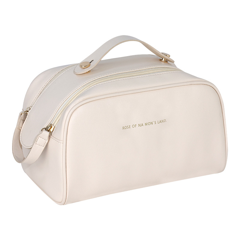 Cloud Pillow makeup bag wholesale Double zipper ins high appearance Level portable travel cosmetics toiletries storage bag Item Picture