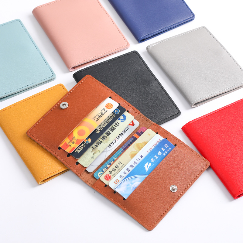 Best-selling women's card case, ultra-thin and compact bank ID card holder, driver's license small wallet, men's simple anti-demagnetization card holder full figure
