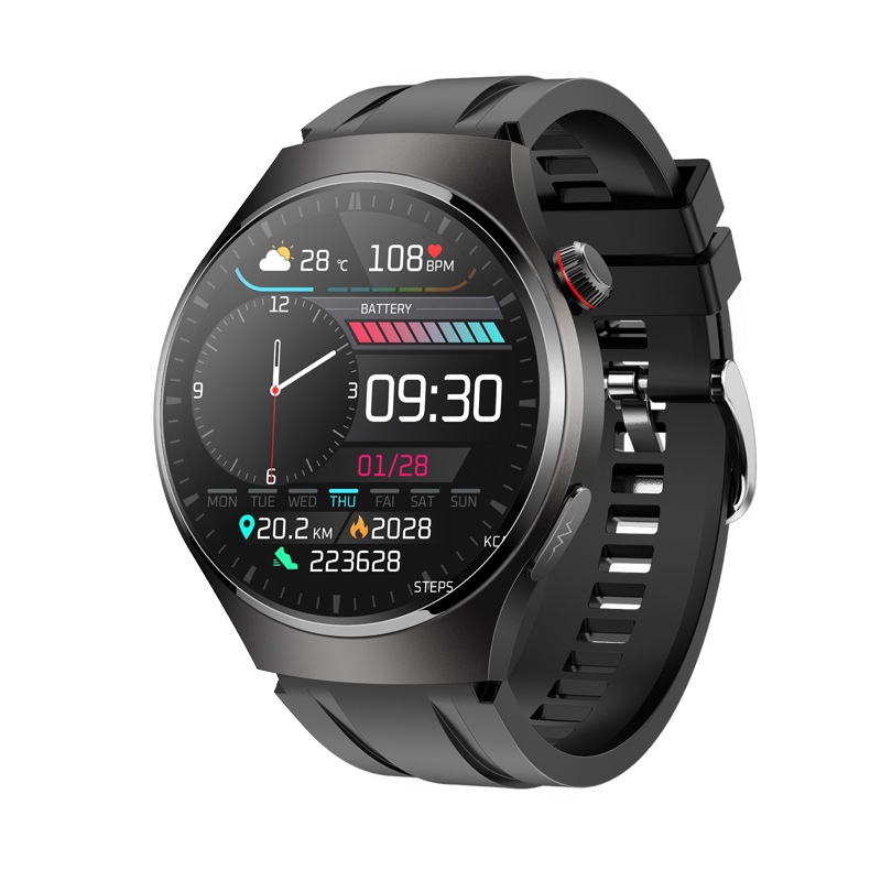 M200 Blood glucose smartwatch AMOLED ECG Heart Rate Monitoring Bluetooth Call Adult sports watch, Huaqiangbei details Picture