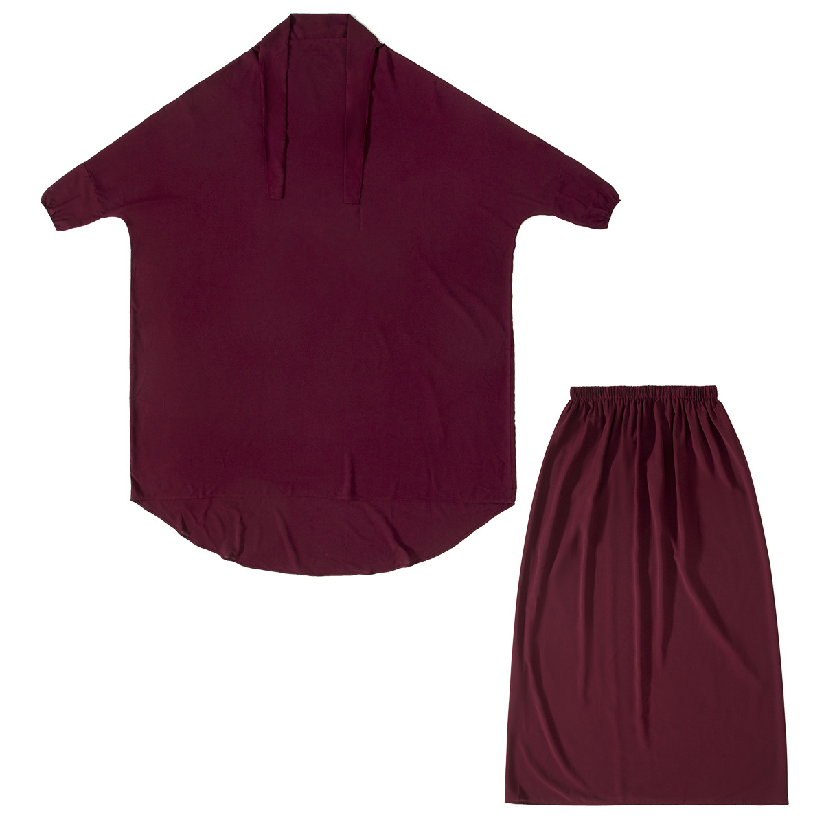 Factory stock: Women's ice silk wrinkled solid color hooded conservative batsleeve robe, Middle Eastern Muslim large robe is selling well again. abaya robe Women's hooded Muslim style details Picture