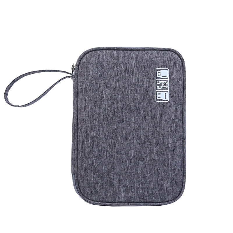 Travel power bank digital storage bag, cationic hand-held data cable storage box bag, multi-functional USB flash drive digital bag Item Picture