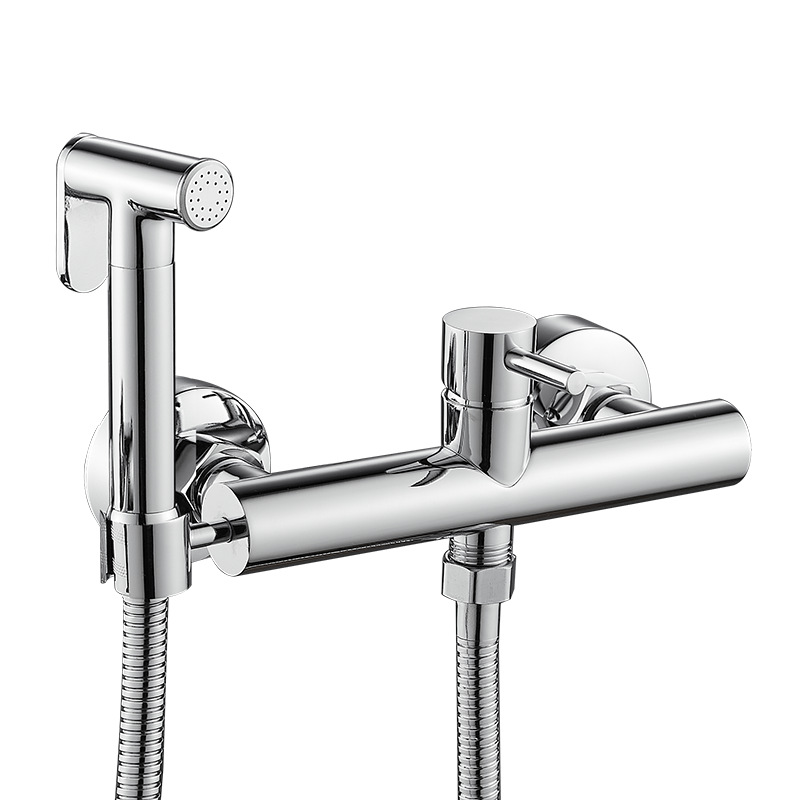 New all-copper bidet faucet, cross-border bidet faucet, washbasin faucet, cold and hot water toilet companion, spray gun full figure