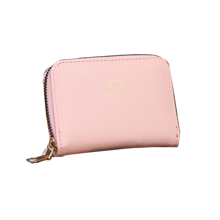 New Korean-style cat organ bag, multi-slot card bag, coin purse, ID card bag, card holder logo Item Picture