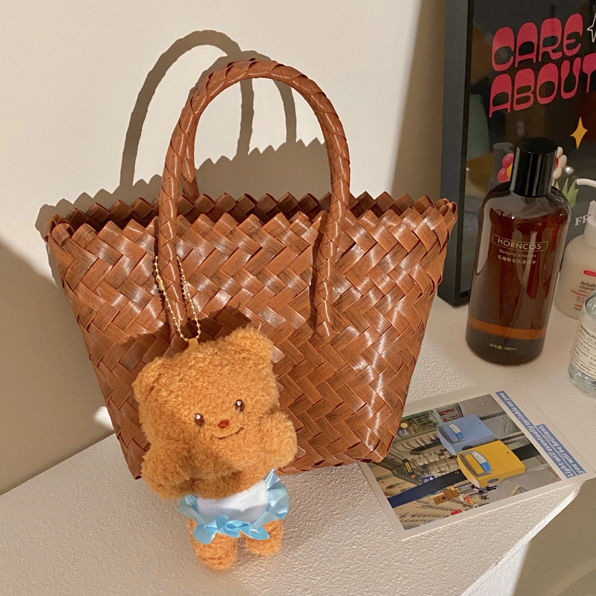 "Internet-famous Butter Bear!" Cute bags, accessories, dolls, backpacks, pendants, plush toys, keychains, birthday gifts details Picture