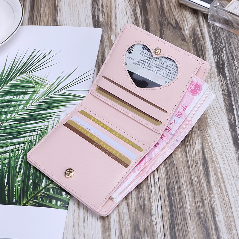 Wholesale new style wallets for women, short and thin Korean version, cute cat and chicken, women's small wallets, and student 20% off wallets Specification drawing