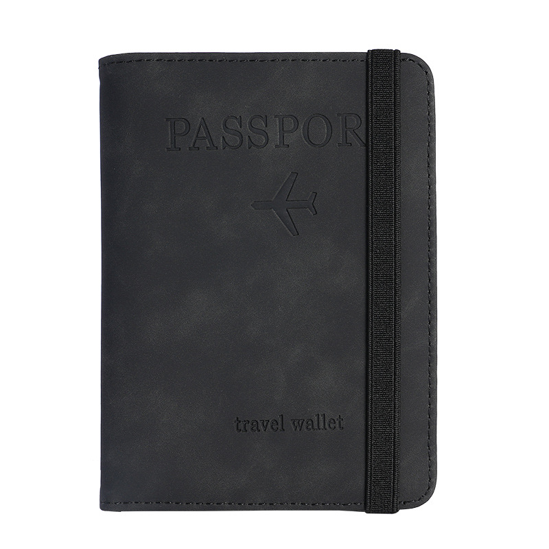 2024 Cross-border PU Leather card case Passport holder Passport case Travelwallet multi-functional document package approval Application Scenario