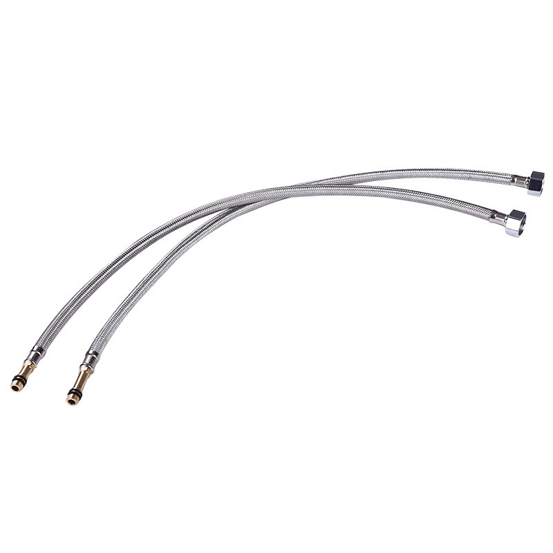 Yuyan Sanitary Ware 304 stainless steel kitchen sink faucet hose, kitchen basin faucet, single-ended cold and hot water inlet pipe Application Scenario