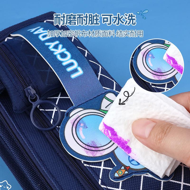 New lucky pen case with large capacity, multi-functional stationery box for men and women, children's pencil case storage bag, pen case wholesale Application Scenario